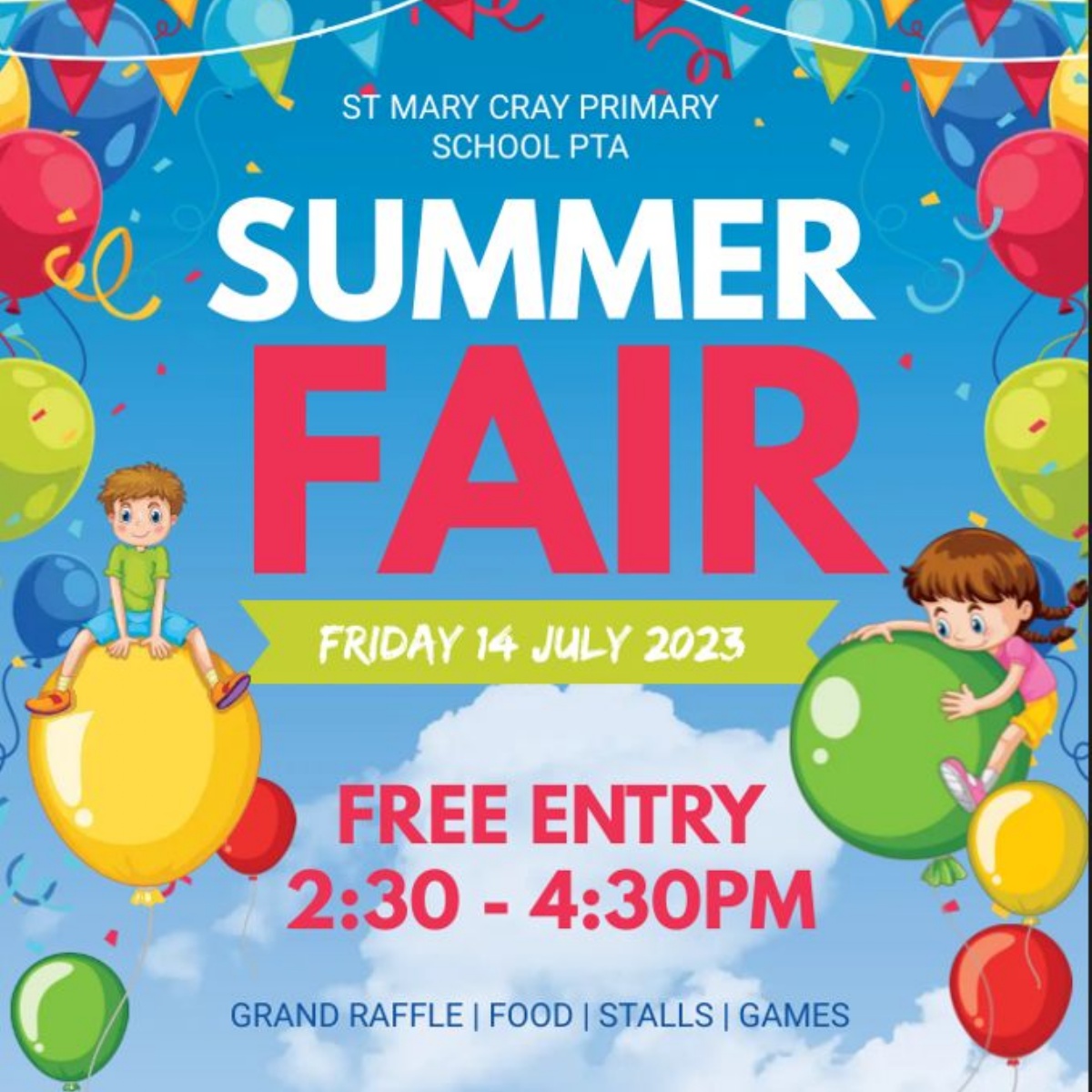 St Mary Cray Primary Academy - Summer Fair - Friday 14th July 2023